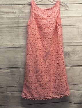 Kate Spade Pink Lace Shift Dress Size 00